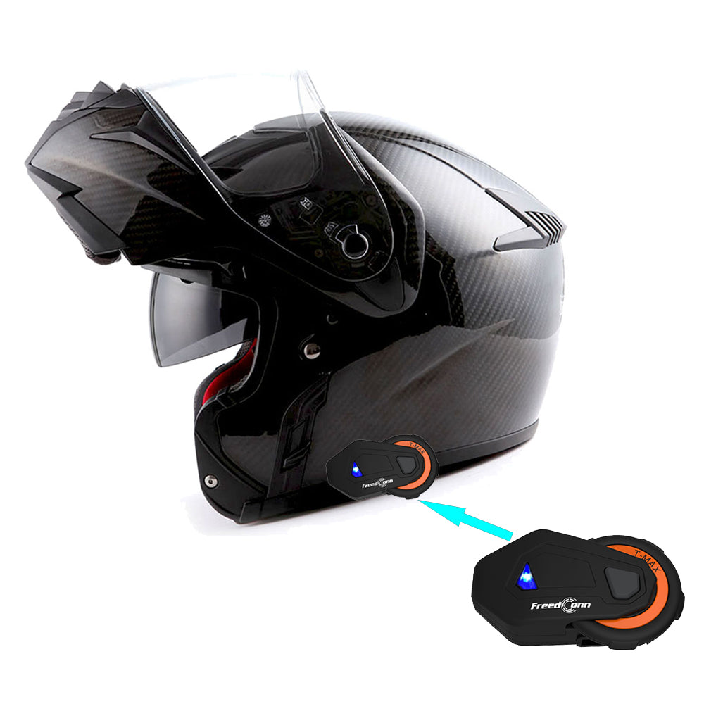 carbon fiber flip up motorcycle helmet Martian Genuine Real Carbon Fiber Motorcycle Modular Flip up Full Face
