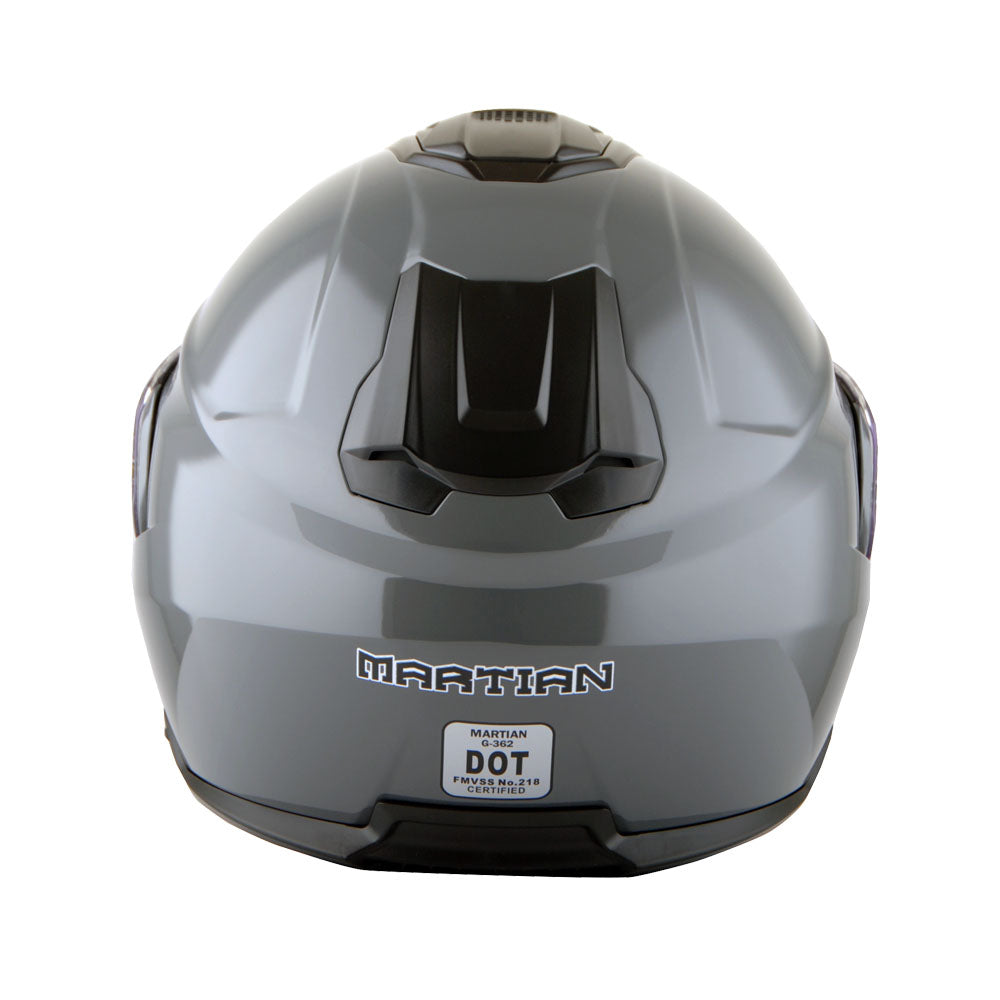 Martian Motorcycle Modular Full Face Helmet Flip up Dual Visor Sun Shield + Motorcycle Bluetooth Headset: HG362