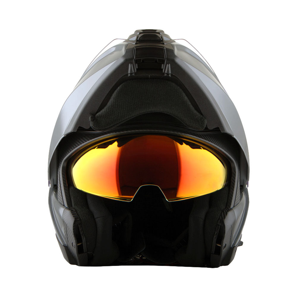 Martian Motorcycle Modular Full Face Helmet Flip up Dual Visor Sun Shield + Motorcycle Bluetooth Headset: HG362