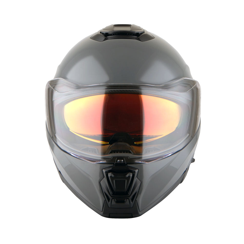 Martian Motorcycle Modular Full Face Helmet Flip up Dual Visor Sun Shield + Motorcycle Bluetooth Headset: HG362