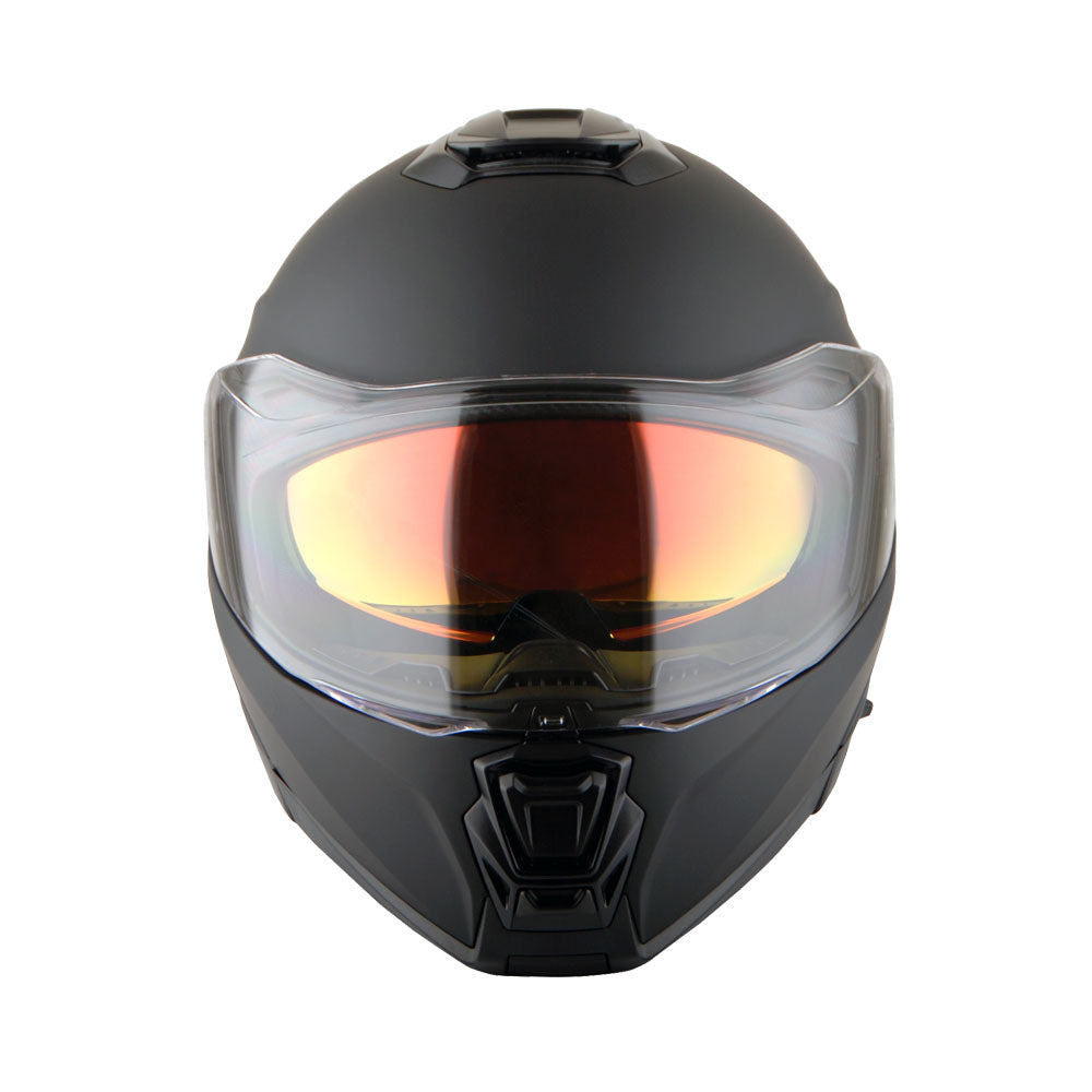Martian Motorcycle Modular Full Face Helmet Flip up Dual Visor Sun Shield + Motorcycle Bluetooth Headset: HG362