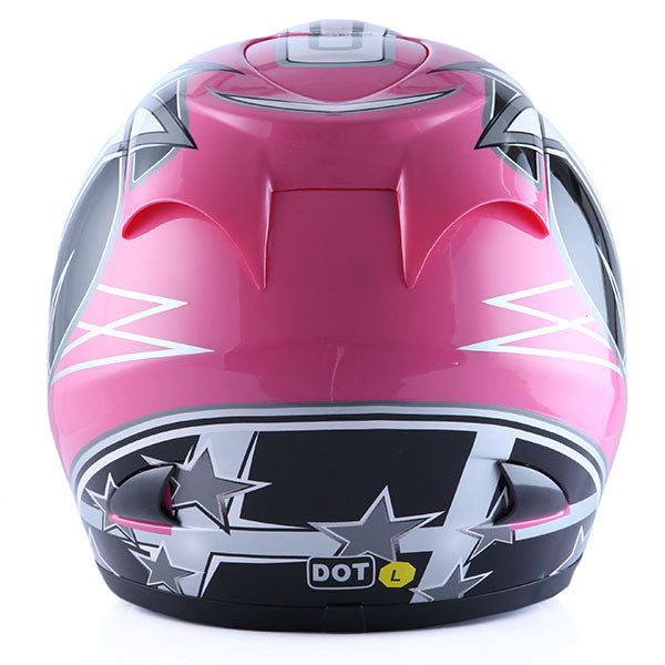 WOW Motorcycle HJM Street Bike Full Face Helmet + Motorcycle Bluetooth Headset