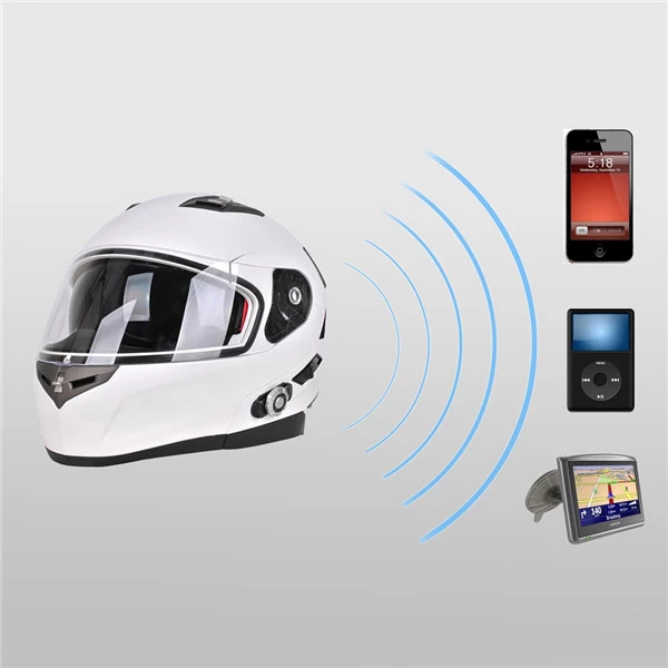 Martian Motorcycle Bluetooth Helmet Modular Full Face Flip up Dual Visor Bluetooth Headset: HM-BH