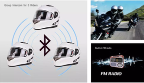 Martian Motorcycle Bluetooth Helmet Modular Full Face Flip up Dual Visor Bluetooth Headset: HM-BH