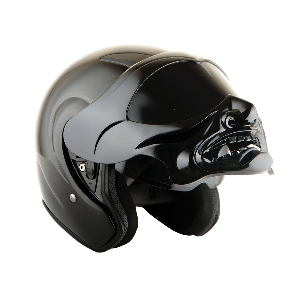 boutique motorcycle helmets 1Storm Motorcycle Open Face Fiber Glass Dual Visor Helmet HB_609 Scoot