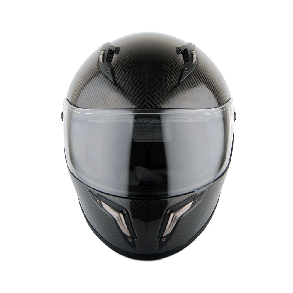 full face carbon fiber motorcycle helmets Martian Genuine Real Carbon Fiber Motorcycle Full Face Helmet + Motorcycle Bluetooth Headset: HB-BFF-L5 Glossy Carbon Black