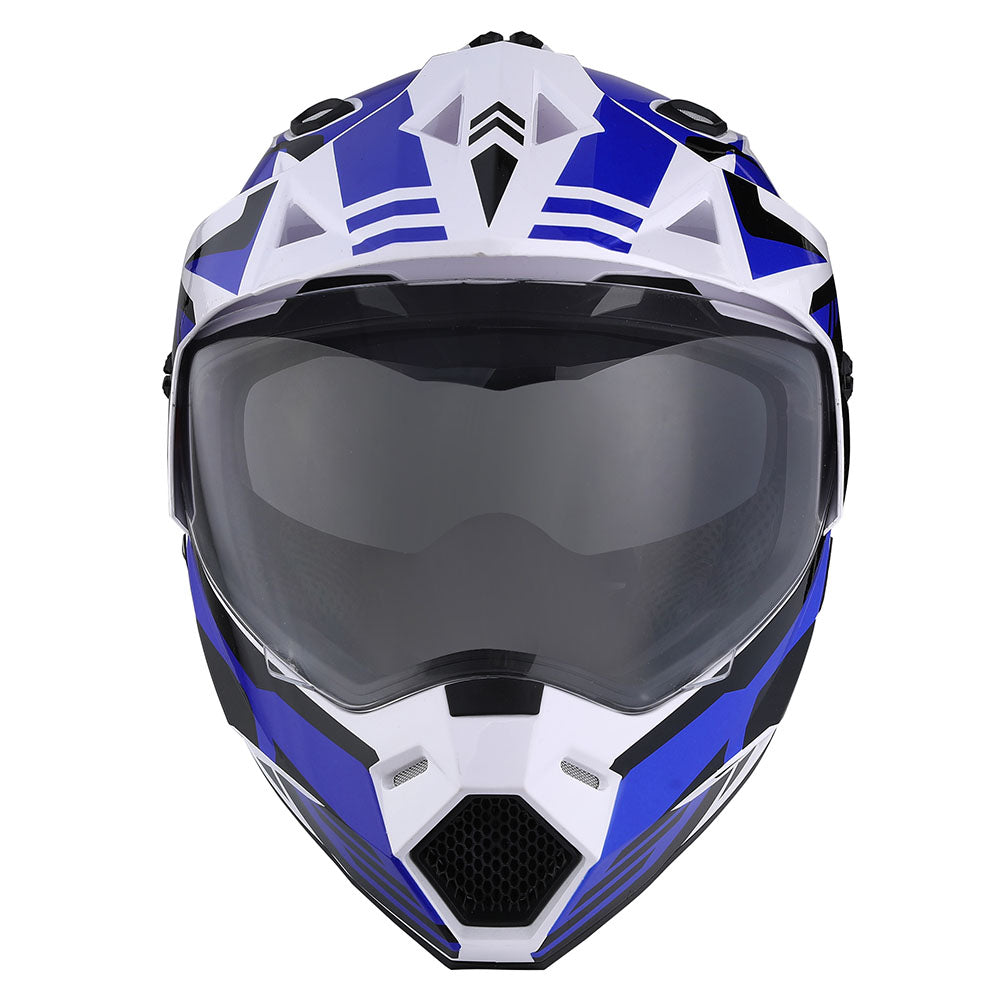 1Storm Dual Sport Motorcycle Motocross Off Road Full Face Helmet Dual