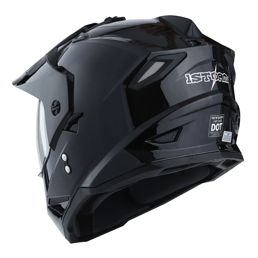 1Storm Dual Sport Motorcycle Motocross Off Road Full Face Helmet Dual 1Storm Dual Sport Motorcycle Motocross Off Road Full Face Helmet Dual