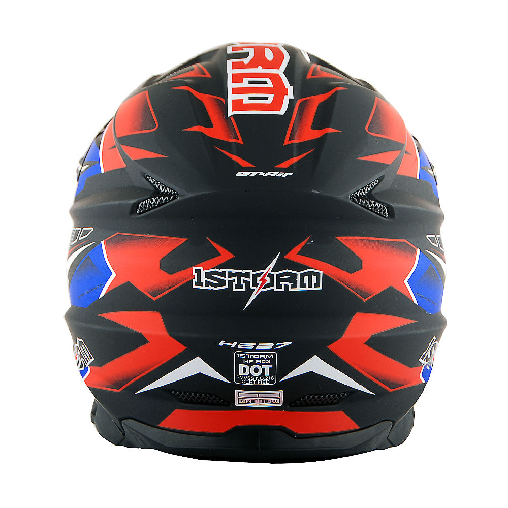 1Storm Motocross Adult Helmet Downhill Mountain Bike Helmet HF803 BMX 1Storm Motocross Adult Helmet Downhill Mountain Bike Helmet HF803 BMX