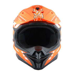 1Storm Motocross Adult Helmet Downhill Mountain Bike Helmet HF803 BMX MX ATV Dirt Bike Storm Style + Motorcycle Bluetooth Headset