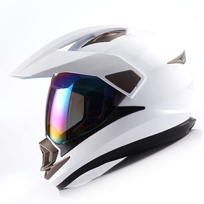 1Storm Dual Sport Helmet Motorcycle HGXP14A Full Face Motocross Off Road Bike + Motorcycle Bluetooth Headset