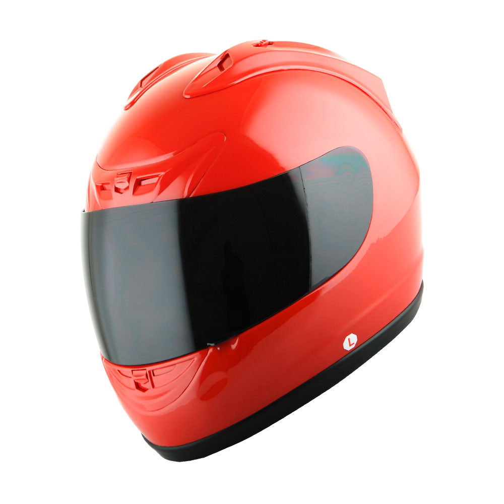 1Storm New Motorcycle JH901 Bike Full Face Helmet + One Extra Clear Shield + Motorcycle Bluetooth Headset