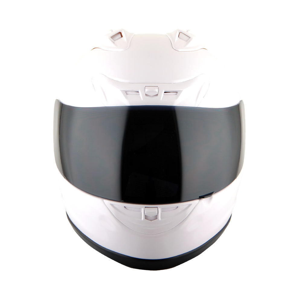 1Storm New Motorcycle JH901 Bike Full Face Helmet + One Extra Clear Shield + Motorcycle Bluetooth Headset