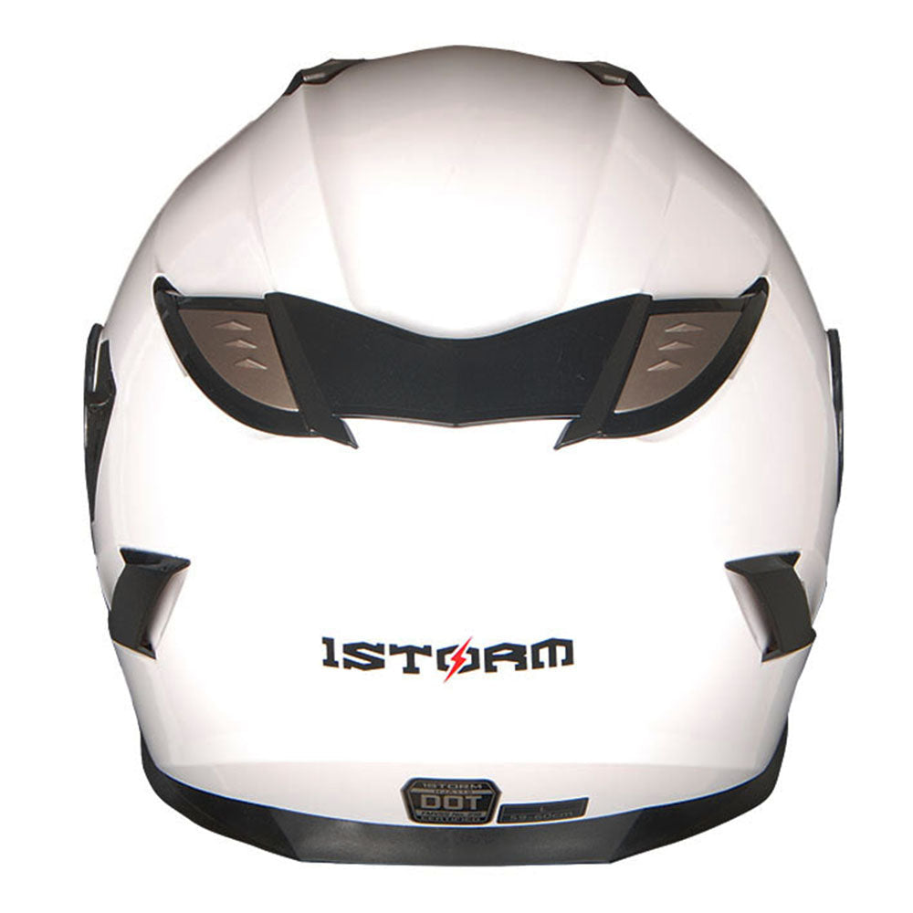 1Storm Motorcycle Modular Full Face Helmet DOT Adults Street Bike  Flip up Dual Visor Sun Inner Shield Anti Fog Pinlock Shield + Motorcycle Bluetooth Headset