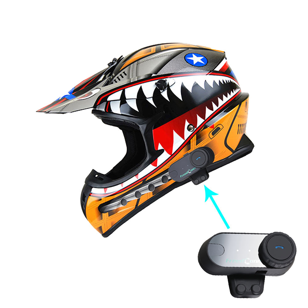 1Storm Adult Motocross Helmet BMX MX ATV Dirt Bike Downhill Mountain B