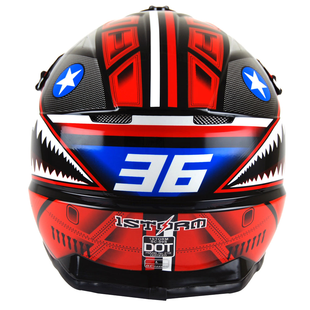 bike helmet ac 1Storm Adult Motocross Helmet BMX MX ATV Dirt Bike Downhill Mountain B