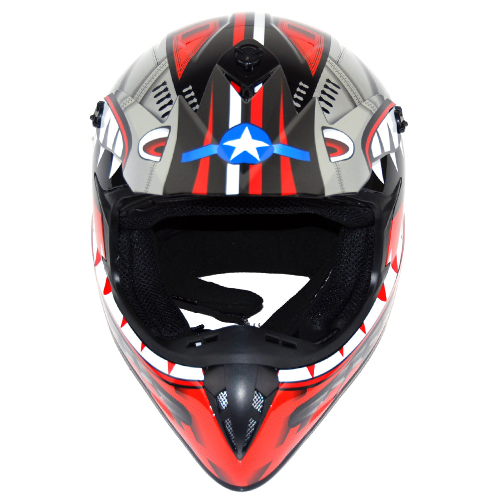 black and red motorcycle helmet bluetooth 1Storm Adult Motocross Helmet BMX MX ATV Dirt Bike Downhill Mountain B