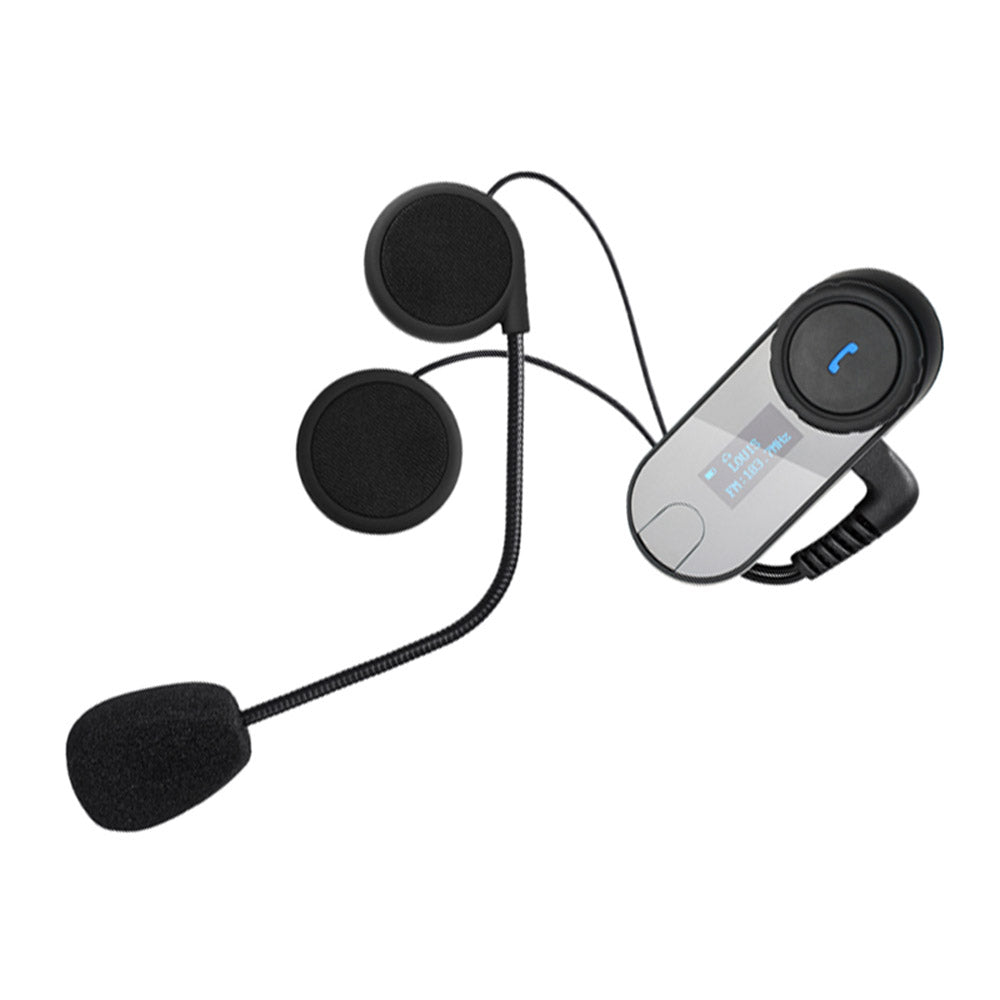  FreedConn Motocycle Helmet Waterproof Wireless Bluetooth  Headset TCOM-SC; /LCD Screen/FM Radio/800M Intercom/2 Riders Intercom/Moto  Biking & Skiiing/2 in 1 Microphone; : Electronics