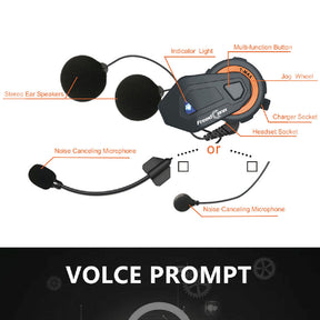 FreedConn F1 Motorcycle Helmet Bluetooth Headset Wireless Headphone Speaker, Single Person Use
